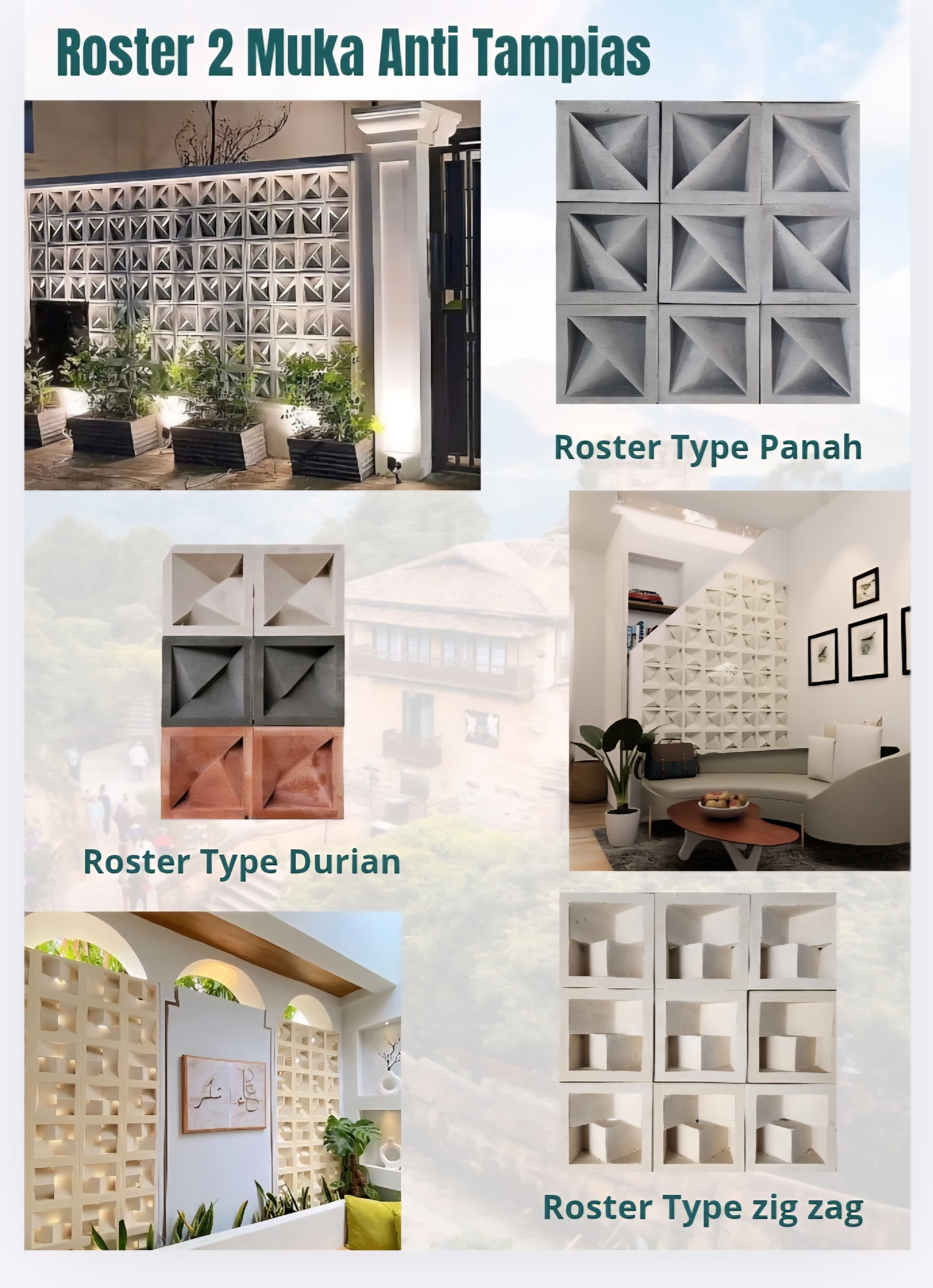 Roster Beton Custom